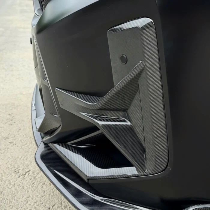 Ornamente Față Carbon BMW X3M / X4M LCI – Trimuri Bară Față - imagine 3