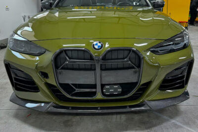 Splitter frontal carbon pre-preg pentru BMW G22/G23 – downforce sporit și design agresiv inspirat de Competition, ASM Tuning 2025