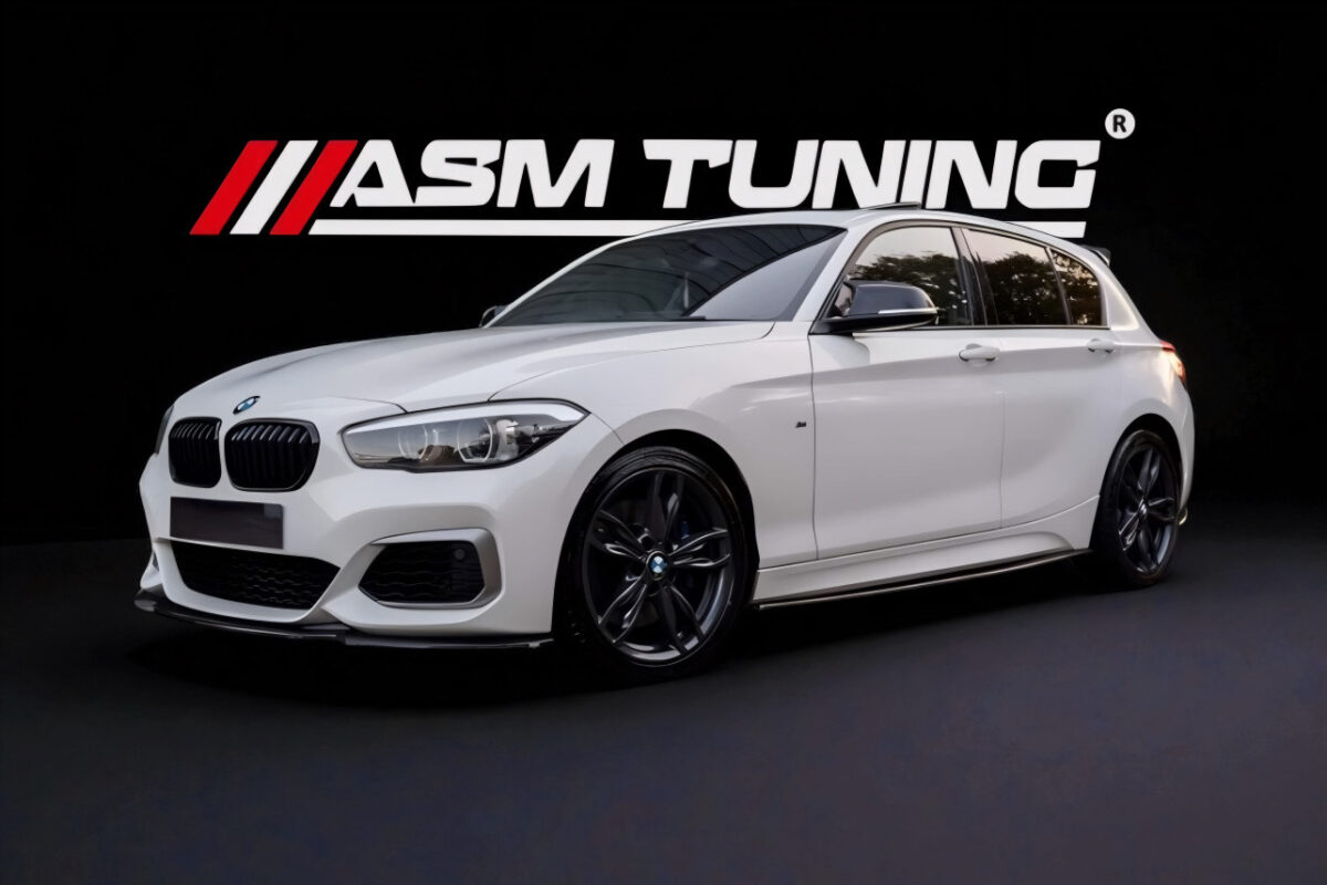 BMW Seria 1 F20/F21 echipat cu body kit complet carbon – eleron, splitter și difuzor de la ASM Tuning