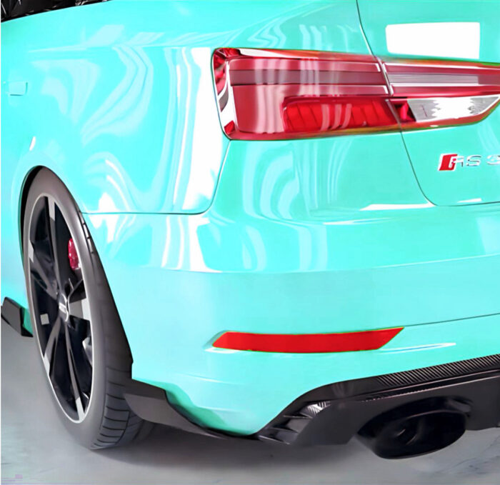 Prelungiri Colțuri Bară Spate Carbon Audi S3/RS3 8V 2015+ - imagine 2