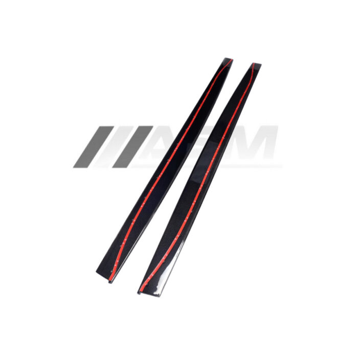 Prelungiri Praguri Laterale Carbon BMW M3 F80 / M4 F82 F83 – MP Style - imagine 1