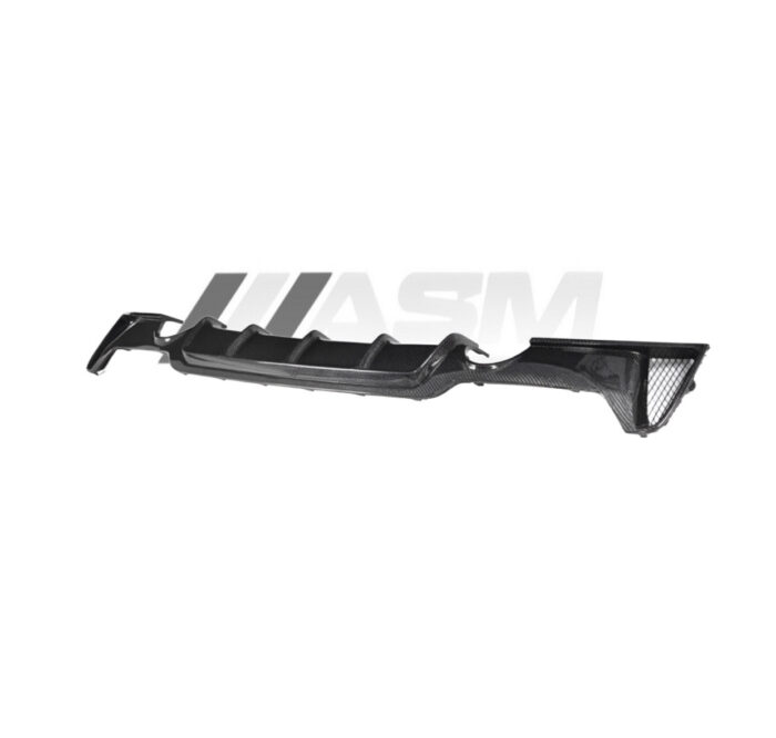 Difuzor Bara Spate Carbon BMW F32/F33/F36 Seria 4 - Evacuare Dubla MP Style - imagine 2