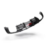 Led Difuzor Bara Spate Carbon AUDI A5 / S5 B9 - Evacuare Dubla
