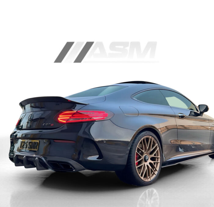 Difuzor Bara Spate Carbon Mercedes W205 C63 AMG Coupe - imagine 4