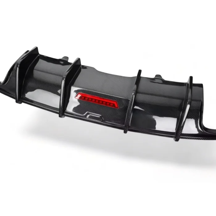 Led Difuzor Bara Spate Carbon AUDI A5 / S5 B9 - Evacuare Dubla - imagine 2