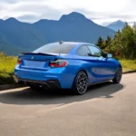 Difuzor Bara Spate Carbon BMW 2 SERIES F22/F23 Evacuare Dubla - imagine 3