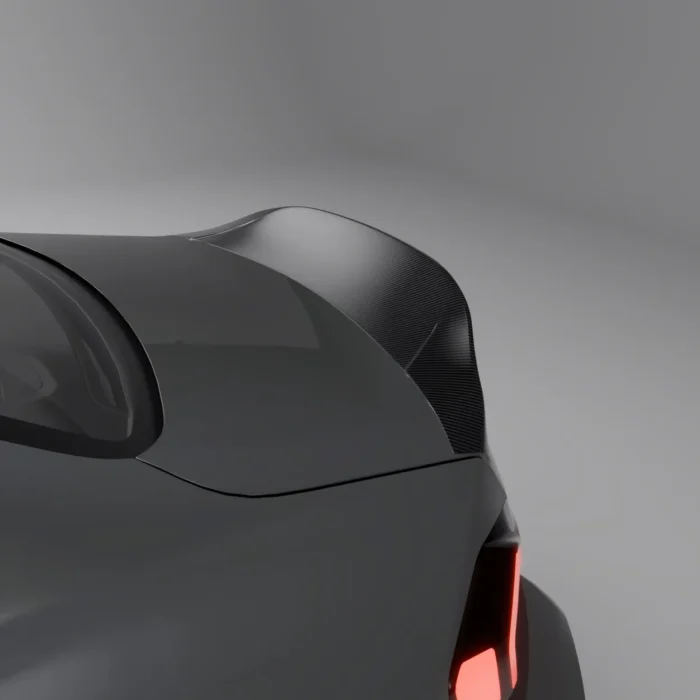 Eleron Portbagaj Carbon BMW M2 G87 | Spoiler Spate Dry Carbon High Kick – ASM Design - imagine 2