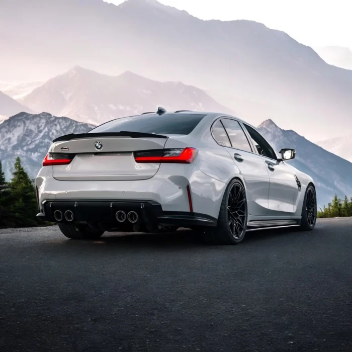 Eleron Carbon BMW M3 G80 / G20 Seria 3 – V Style Spoiler Portbagaj - imagine 2