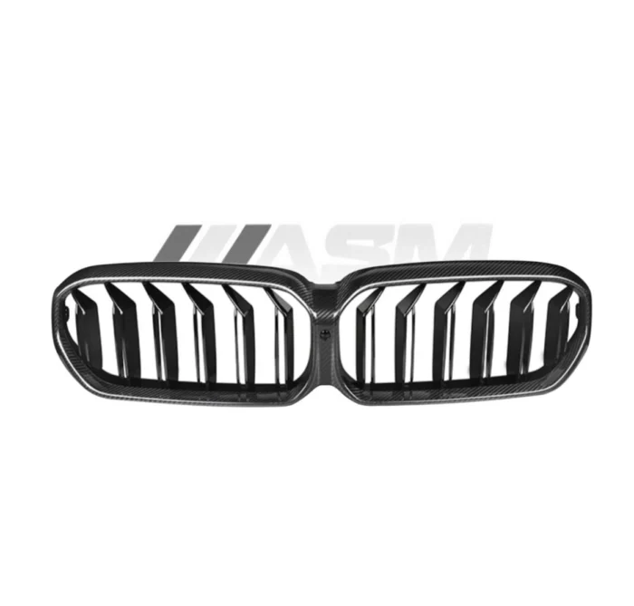 Grilă Frontală din Fibră de Carbon BMW F90 M5 / G30 Seria 5 LCI - imagine 2