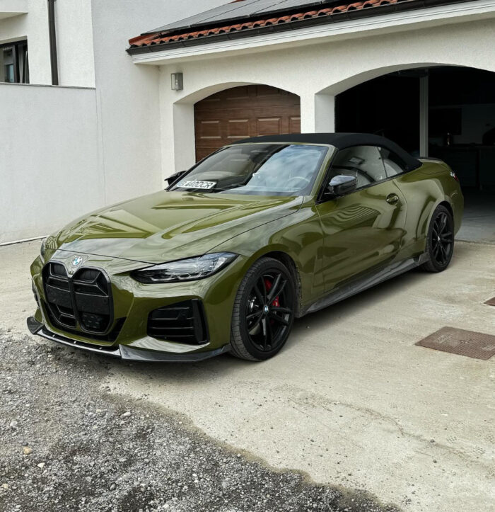 Splitter Față Carbon BMW Seria 4 G22/G23/G26 - Lip Frontal V Style - imagine 2