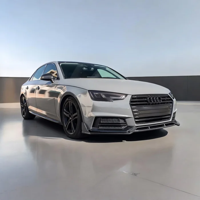 Splitter Față Carbon Audi A4 B9 S LINE/S4 Lip Frontal - V Style - imagine 3