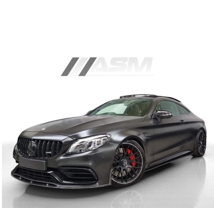 Prelungiri Praguri Laterale Carbon Mercedes W205 C63/C63S Coupe si Sedan - imagine 3