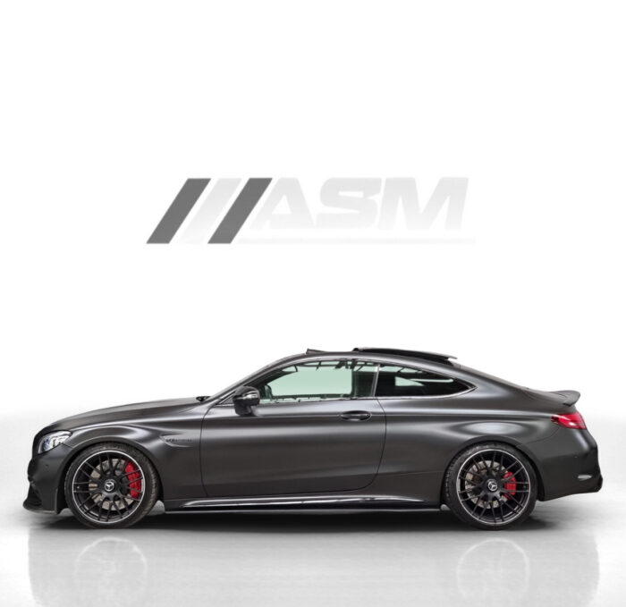Prelungiri Praguri Laterale Carbon Mercedes W205 C63/C63S Coupe si Sedan - imagine 2