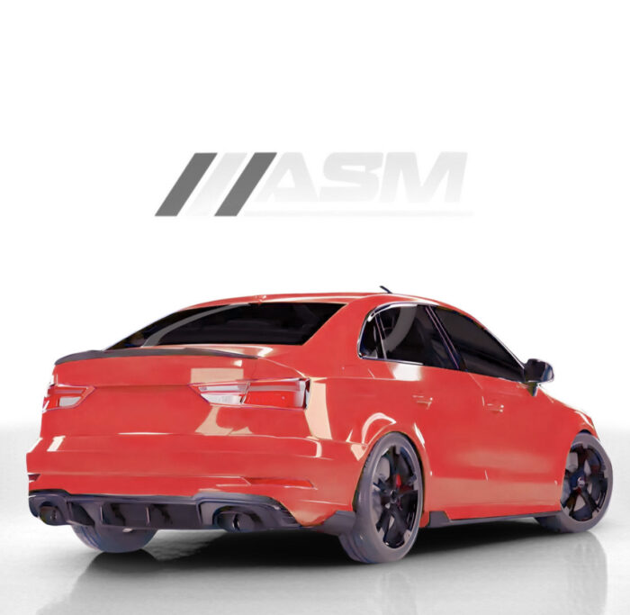 Prelungiri Praguri Laterale Carbon Audi RS3/S3 8V Sedan - imagine 4