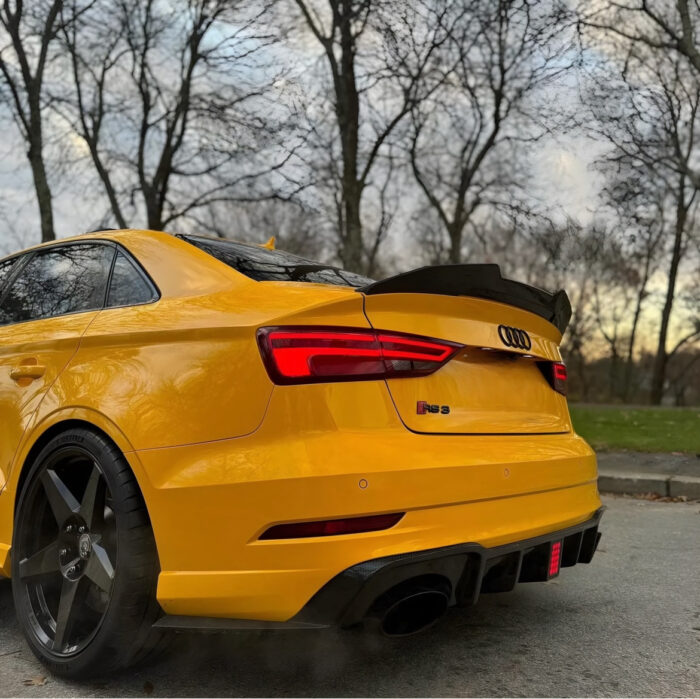 Eleron Carbon Audi A3 S3 RS3 8V Sedan Eleron Portbagaj - PSM Style - imagine 4
