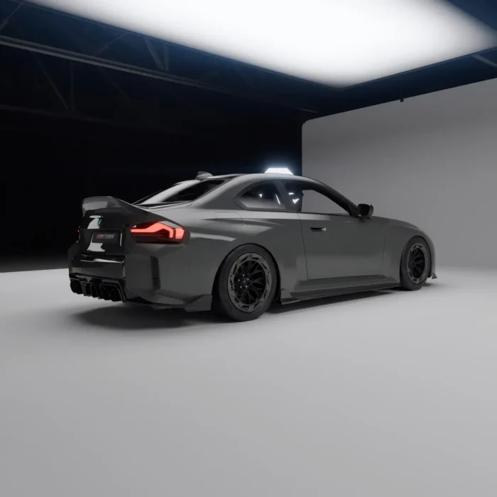 Eleron Portbagaj Carbon BMW M2 G87 | Spoiler Spate Dry Carbon High Kick – ASM Design - imagine 3