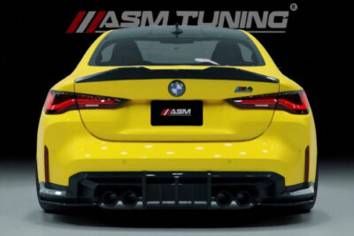 Eleron tip ducktail din fibră de carbon pentru BMW M3 G80 și M4 G82 – downforce sporit, design aerodinamic și calitate premium ASM Tuning România